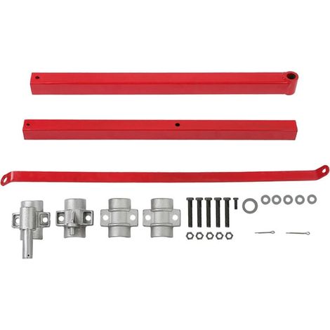 Swivel Jib Arm, 600 kg Capacity, Stable 660 lb Support for Electric Hoist/Winch, Steel, Durable Frame Lifting Arm, 180° Rotating Winch Tool for Workshops, Garages, Docks (1/4)