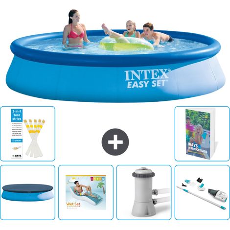Intex Piscina Easy Set Rotonda - 396x84 cm - 7-pezzi  S62