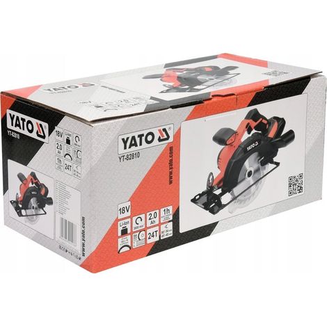 scie circulaire 18V de 165 mm + batterie + chargeur (1/5)