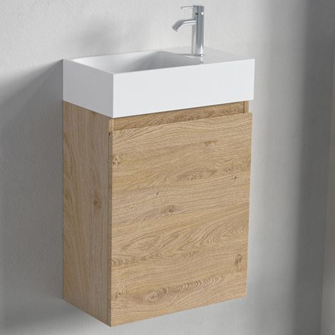 LOMAZOO Meubles de salle de bain en chêne clair - Meubles WC -