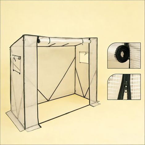 Serre de Jardin Élégante, Serre pour Plantes Extérieure, Abri de Culture Rigide, Tunnel de Jardin Résistant, Serre en Polycarbonate avec Toit Ouvrant (1/5)