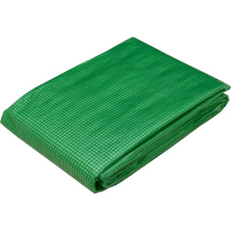 Lona con ojales Verde 4 x 5 m 260 gsm PE vidaXL