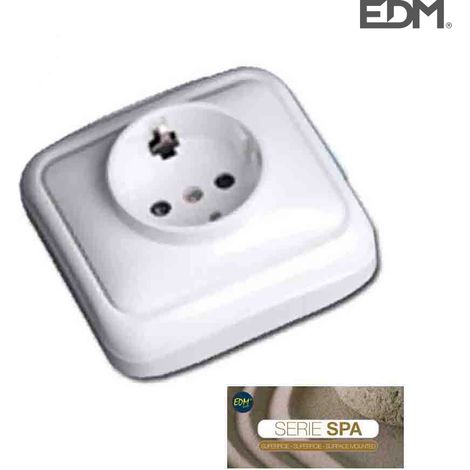 Schuko Base t/tl Surface Series Spa (Blister)