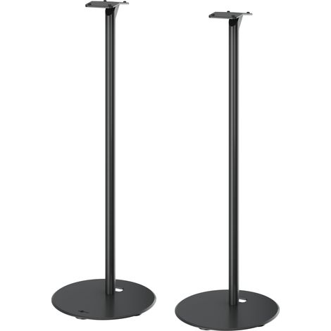 Pied Enceinte pour Era 300 - Hauteur 71,5 cm - Jusqu'à 5 kg - Acier Noir - Gestion des câbles - 71195 (1/5)