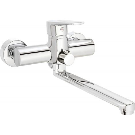 Deante Tubo Robinet lavabo mural chrome design moderne