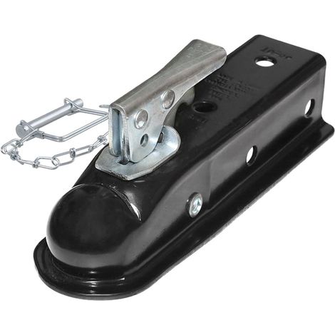Coupleur De Remorque Noir 2X2, Boule D'attelage, Langue Droite, 3500 LB, Pièces De Camping-Car, Accessoires De Caravane (1/5)
