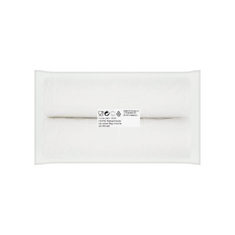 Sacchi in HDPE in rotolo da 5 kg resistenti 2 x 160 pezzi Sarantis