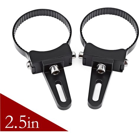 Support de fixation à LED pour arceau de sécurité/barrette de protection en tube d'aluminium de 2,5 pouces, avec lampe de travail tout-terrain pour voiture/camion. (1/5)