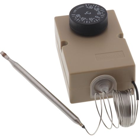 Termostato regolabile con sonda F2000 da -35°C a +35°C universale per frigoriferi e congelatori (1/5)