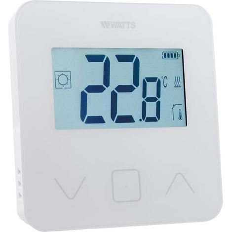 Thermostat digital radio-fréquence BT-D03 RF – Gestion de chauffage connecté – Hystérésis configurable – Compatible avec WATTS Vision® (1/5)