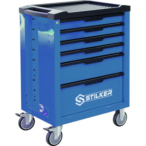 Servante d'atelier 6 tiroirs 147 outils STILKER (1/5)