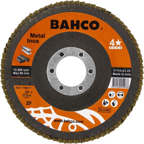 Disque à lamelles pour acier inoxydable et métal Bahco 3927-115IM-P40 (1/3)