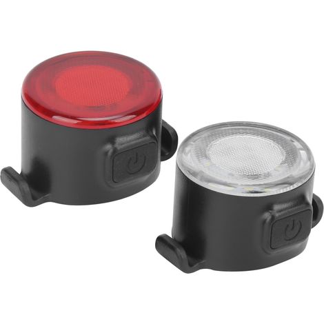 LED-Fahrradrücklicht- und Frontlicht-Set, USB-aufladbar, Mini-Warnlicht für Nachtfahrten (1/5)