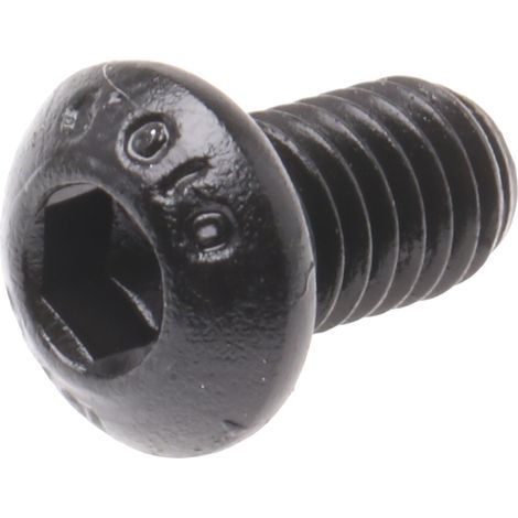 Vis à six pans creux, M6 x 10mm, tête Vis bombée à tête creuse hexagonale, en Acier ( Prix pour Sachet de 100 )