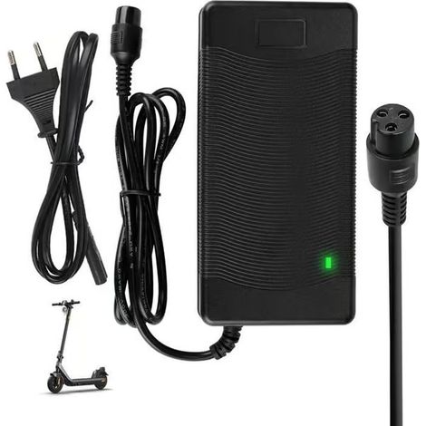 Chargeur universel 48 V pour trottinettes électriques Kugoo M4/M4Pro et UrbanGlide E-Cross Pro (54,6 V, 2 A), connecteur 3 broches 12 mm (1/5)