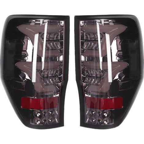 Feux arrière à LED complets avec clignotants, étanches IP67, pour Ford Ranger T6 2012-2015, finition fumée