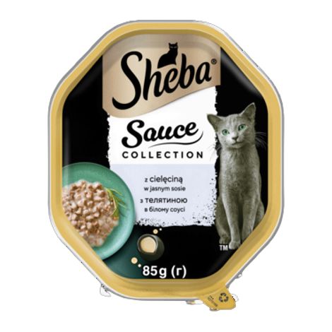 Colección de salsas Sheba Karma con ternera en salsa ligera 85 g