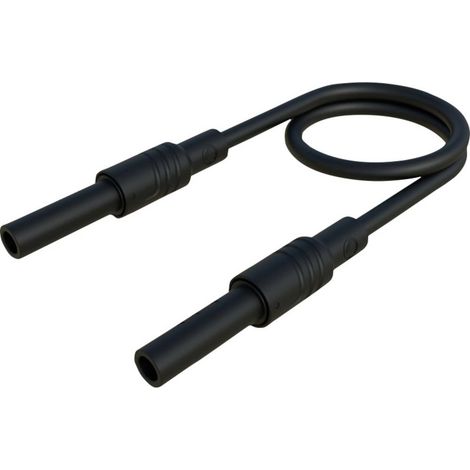 SKS Hirschmann MAL S BB 50/2,5 sw Cordon de mesure noir 1 pc(s) W733653