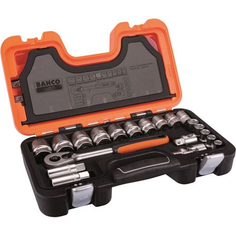 Bahco Jeu de clés à douille 24 pièces S240AF X082481 (1/3)