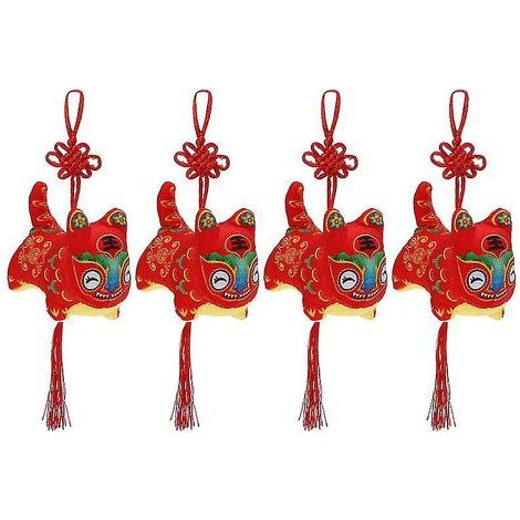 4-teiliges Maskottchen-Set zum Jahr des Tigers (1/2)