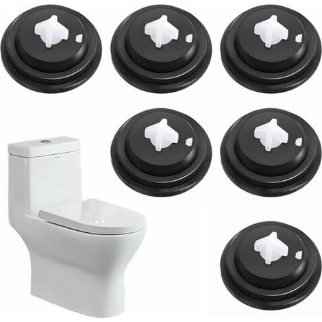 Lot de 6 pièces pour robinets à flotteur, joint de chasse d'eau, rondelles de rechange en caoutchouc pour toilettes (1/5)