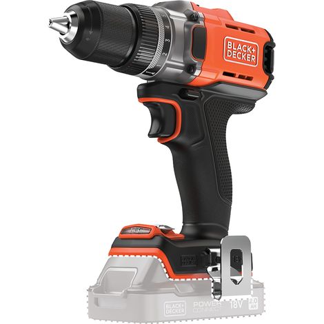 Black+Decker Perceuse-visseuse sans fil POWERCONNECT 18V (sans batterie ni chargeur) - BCD382XN-XJ (1/2)