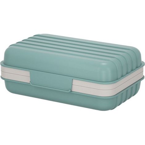 Portasapone con coperchio, portasapone da viaggio, portasapone con foro di drenaggio, scatola portasapone portatile. Ideale per viaggi, campeggio, doccia, bagno, ecc. 2 pezzi. (1/4)