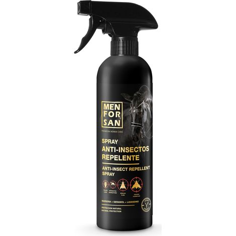 MENFORSAN Spray repellente per insetti, 500ml  Con margosa, geraniolo e lavandina  BIO, 100% naturale  CURA DEL CAVALLO PREMIUM (1/5)