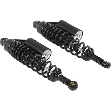 Paar universelle 340-mm-Stoßdämpfer für die Hinterachse von Motorrädern, Quads und SUVs (schwarz) (1/5)