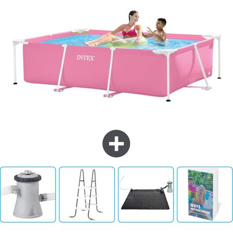 Intex Piscina con struttura Rettangolare - 220x150x60 cm - 7-pezzi  SCB128