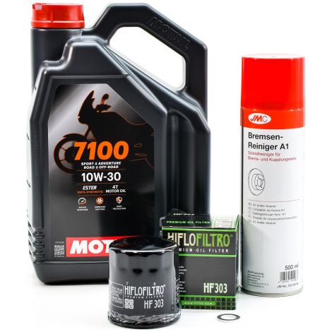 Kit Entretien Vidange Standard pour HONDA CBR 1100 XX de 1997 à 2008 - MOTUL 7100 10W30 4L