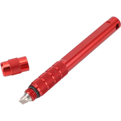 Outil de nettoyage des rainures de clubs de golf, affûteur professionnel pour clubs, wedges et fers, pour l'affûtage et le nettoyage des rainures, rouge (1/5)