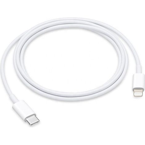 Lot de 2 câbles compatibles avec chargeur iPhone - USB-C vers Lightning - 2 mètres (compatibles avec les câbles de charge iPhone/AirPods) BLANC