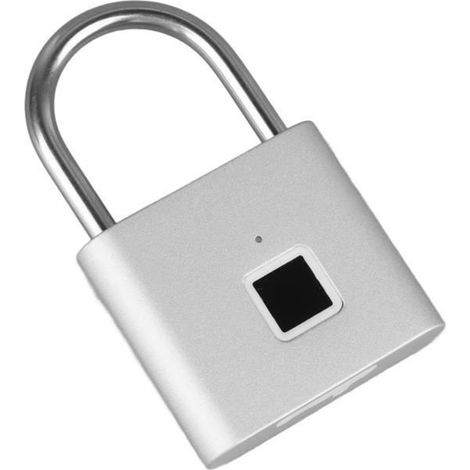 Fingerabdruckschloss – Silber – Wasserdicht – Schnellentriegelung – Biometrische Erkennung