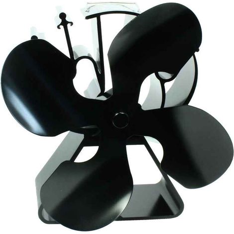 Ventilador básico EcoSavers para chimenea, para estufa sin alimentación eléctrica. (1/4)
