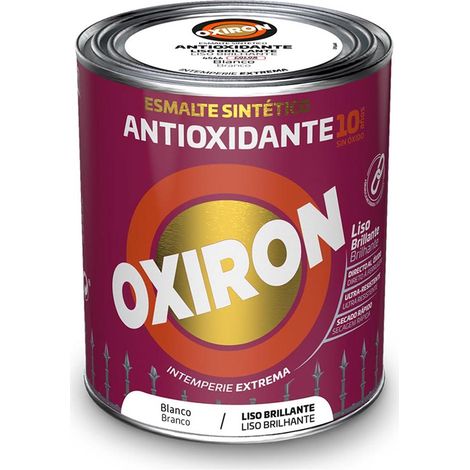 Oxiron Antioxidant Metallic Synthetic Emaille Smooth Glossy White 750 ml Titan
