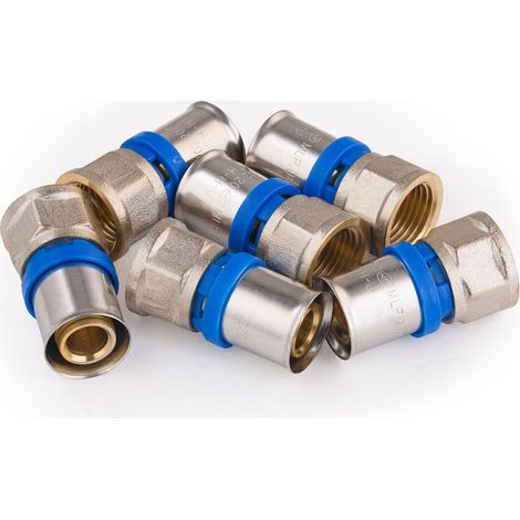 Racor Hembra Multicapa a Prensar QUICK PLOMBERIE - Ø20 Hembra 1/2 x6 unidades