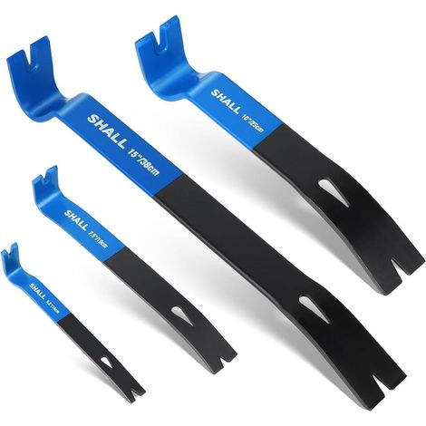 SHALL 4-teiliges flaches Brecheisen-Set robuste Mini-Nagelzieher-Brechstange (1/5)