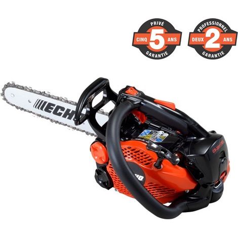Echo – Tronçonneuse thermique 25 cm – Moteur 25 cm³ – Poids 2,3 kg – Démarrage ES-Start – Coupe rapide branches jusqu’à 25 cm