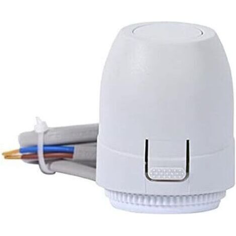 Sollbry – Vanne de chauffage central 230V – Actionneur thermique électrique IP54 – Boîtier plastique anti-inflammable – Pour thermostat chauffage sol