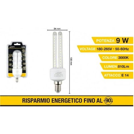 E14 9W LED-Lampe, Warmweiß 3000K, Kaltweiß 6500K, Neutralweiß 4000K, 48d 2u03t