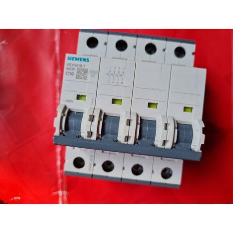 1 DISJONCTEUR 4P C 10A SIEMENS 5SY44