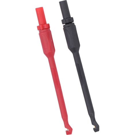 Gancio di prova per multimetro in ottone, materiale PA, attacco da 4 mm, buona flessibilità, sicuro e durevole, lavorazione CNC, sonda di foratura ad alta precisione (1/4)