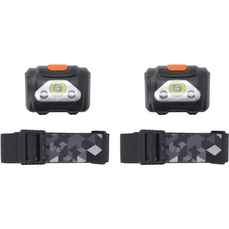 Stirnlampe mit hoher Helligkeit, wiederaufladbar, tragbar, LED-Scheinwerfer für Outdoor-Aktivitäten wie Camping und Laufen