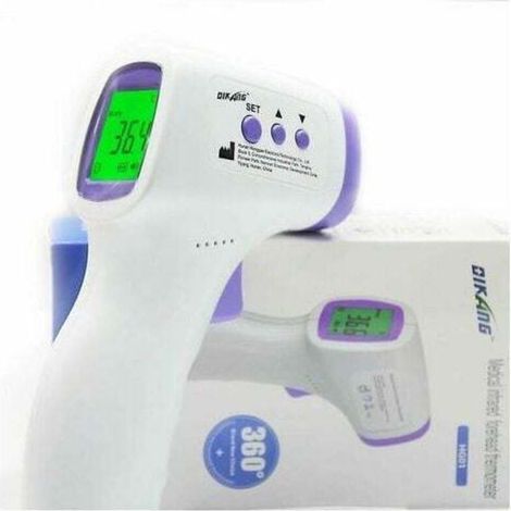 Termometro medico, termometro digitale senza contatto per adulti e neonati con display LCD e termometro frontale.