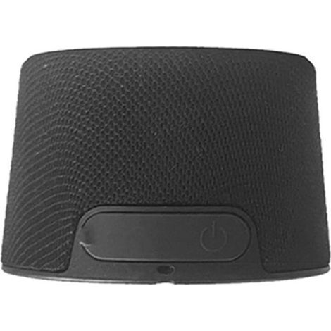 Enceinte magnétique sans fil portable avec support pour téléphone, mini enceinte de voyage, double usage, audio domestique, noire. (1/3)