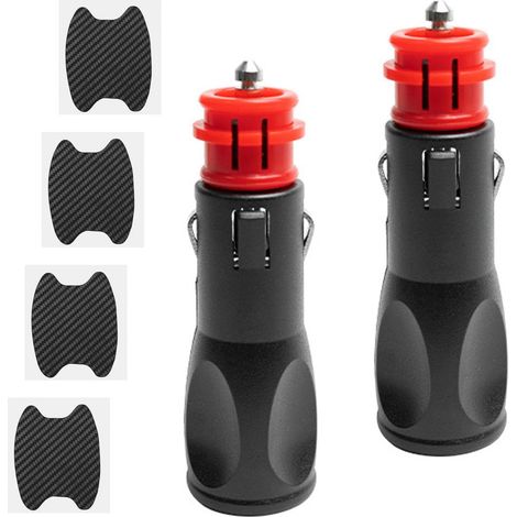 2 x cigarette lighters, male cigarette lighter plug, 12 V male cigarette lighter socket, cigarette lighter plug (1/5)