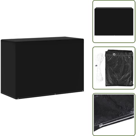 Housse de meubles de jardin 6 œillets de barbecue 180x80x125 cm - Housses De Meubles De Jardin - Housse De Jardin - Housse De Table De Jardin - Housse De Barbecue - Protection Meuble Extérieur (1/5)