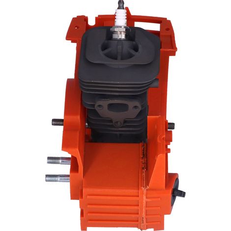 Carter moteur 40 mm avec bougie d'allumage pour tronçonneuse Husqvarna 136 137 141 142 530071991 (1/5)