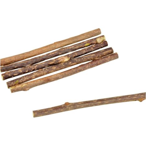 Lot de 6 Bâtonnets à Mâcher "Matatabi" 12cm Naturel (1/2)